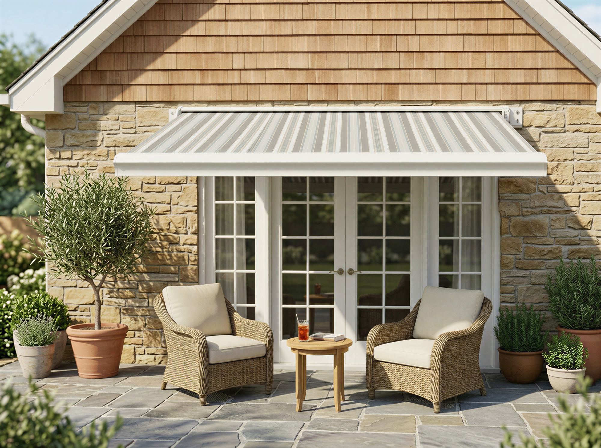 Salute — full-cassette retractable awning